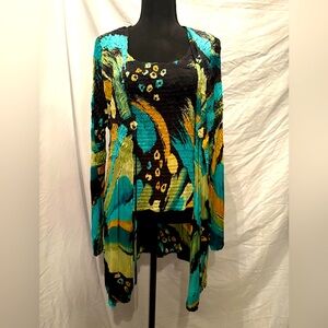 Two piece blouse by Alberto Malaki